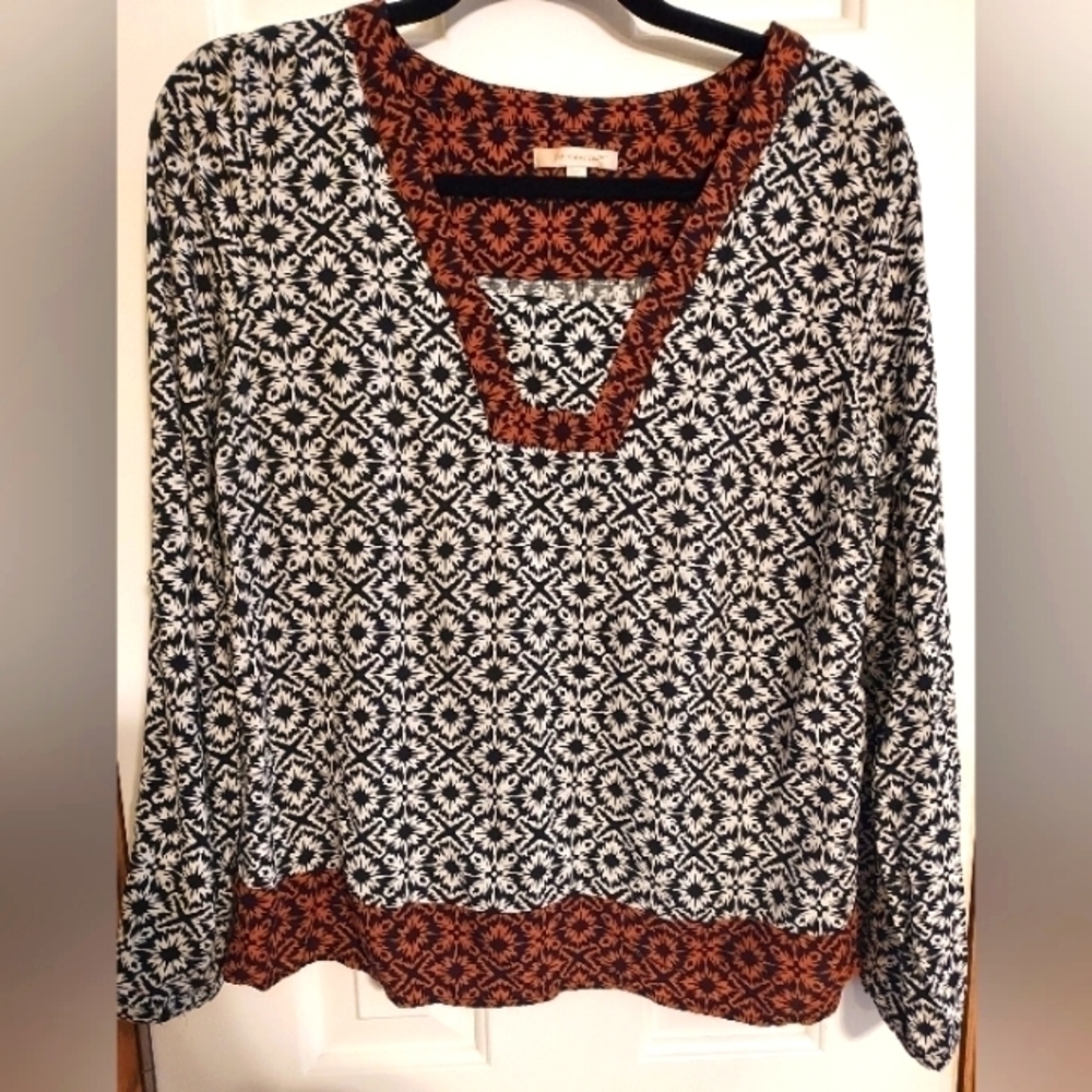 𝅺SKIES Are Blue Brand Women's Long Sleeve Top Blouse Size Medium.